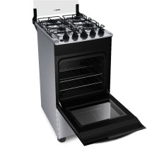 Fogão Brastemp 4 Bocas Inox com Duas Prateleiras com Alturas Ajustáveis - BFO4NBR - Bivolt