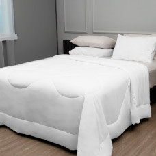 Edredom Microfibra 180 g/m² Casal Charme Branco