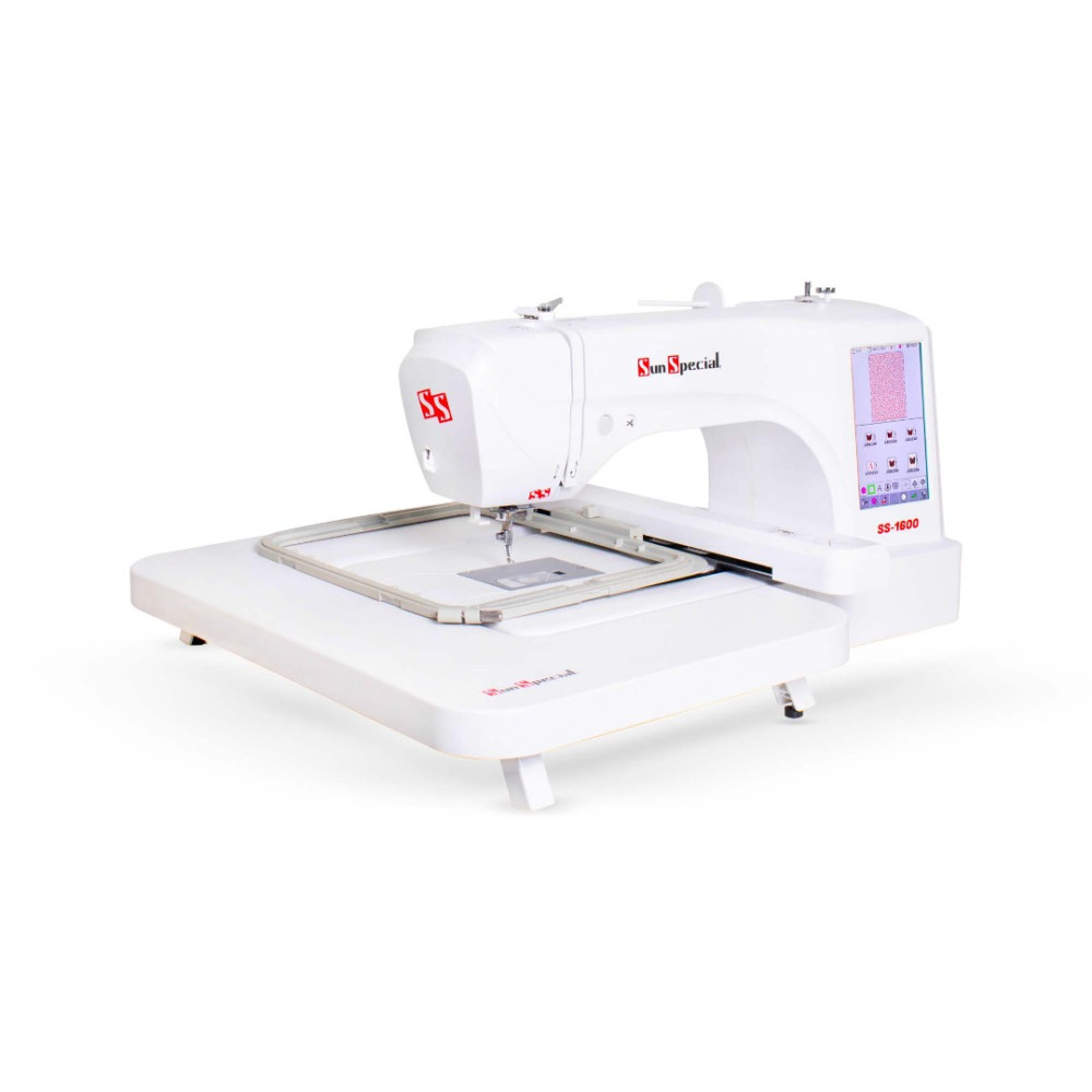 Máquina de Bordado Doméstica Eletrônica Sun Special 20X28 - SS1600