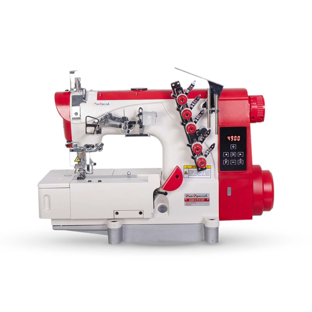 Máquina de Costura Galoneira Plana Fechada Industrial Sun Special - SS5500D